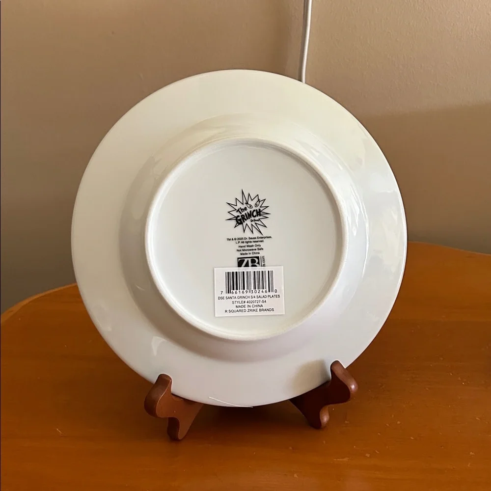 Festive Grinch Holiday Salad Plate